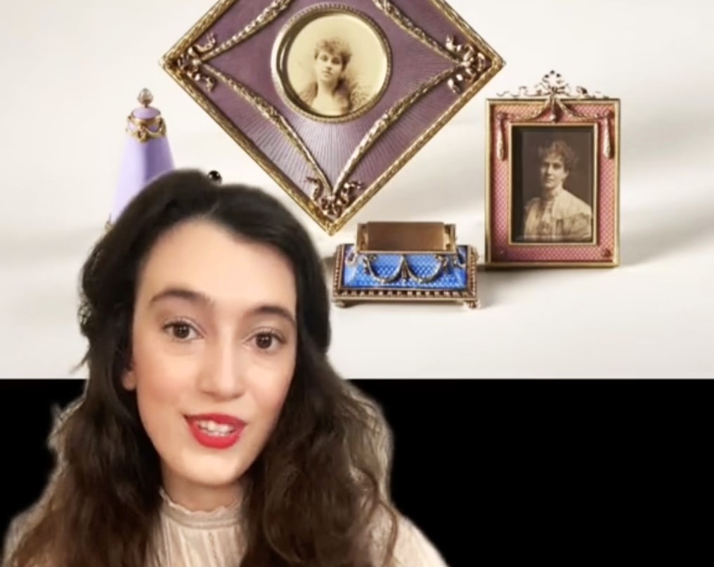 Andreane Rellou solves a 100-year-old mystery at Brighton Museum, identifying unknown women in Fabergé frames, and goes viral on TikTok with her incredible detective work.