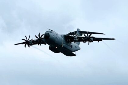 Residents of Old Colwyn were stunned as a ‘Mission: Impossible’ plane swooped low overhead, echoing a famous Tom Cruise stunt. The RAF Atlas C1 left locals in awe.