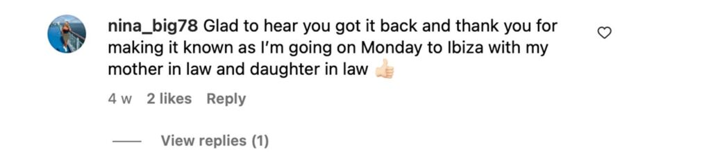 Social media comment on the post of British DJ Majestic confronts a thief after his bag, containing valuable items, was stolen at Ibiza Airport. Thanks to Apple’s tracking system, he recovered it safely.