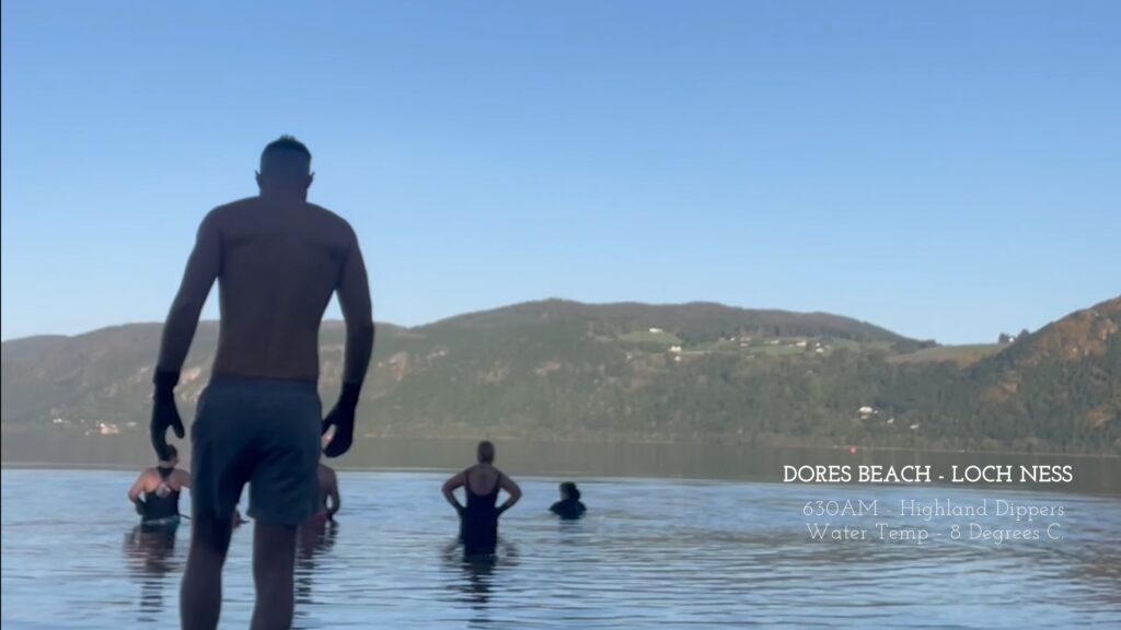 Daredevil Duncan Roberts was terrified during a Loch Ness swim after a mysterious creature bumped into him in the deep, dark waters, fueling fears of the legendary monster.