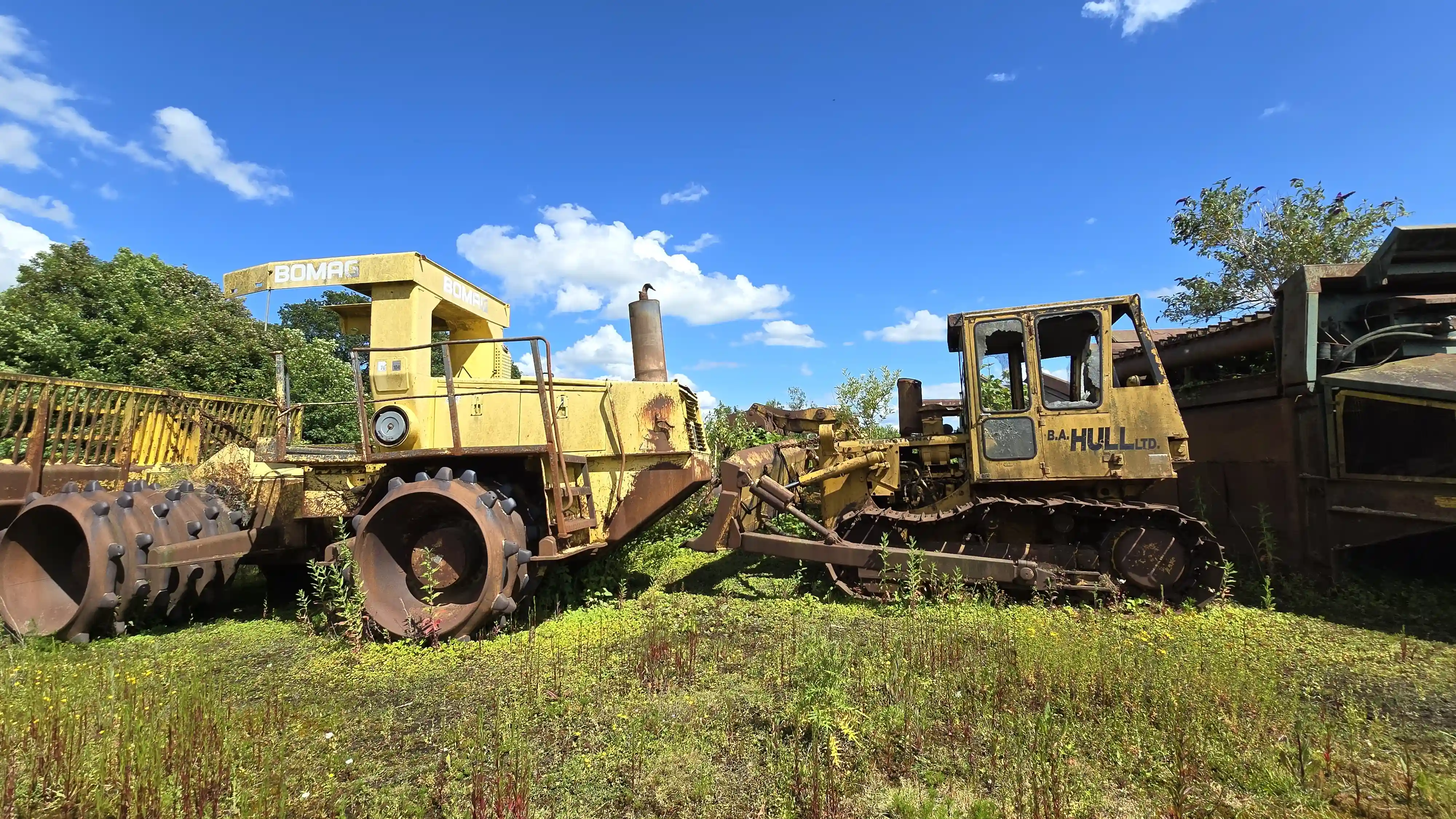 Explorer Daniel Sims uncovers an abandoned field filled with diggers and tractors worth millions in scrap metal and parts, sharing the incredible find with his YouTube followers.