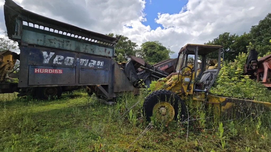 Explorer Daniel Sims uncovers an abandoned field filled with diggers and tractors worth millions in scrap metal and parts, sharing the incredible find with his YouTube followers.