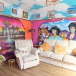 Disney-themed house in Rhyl hits the market, featuring stunning murals, toy-filled rooms, and magical decor from Aladdin to Peter Pan. Listed for £179,950 – a dream home for Disney fans!