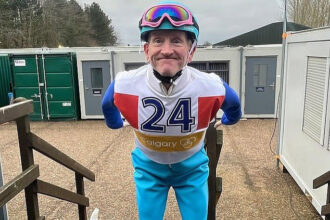 Eddie the Eagle sells old Ikea armchair and bookshelf on Facebook Marketplace. Get a piece of celebrity history as the Olympic star clears out his used furniture in Stroud.