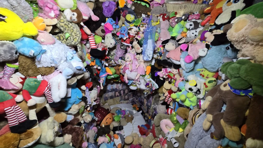 Urban explorer finds abandoned house in Liverpool filled with £100,000 worth of toys, sparking viral attention. Over 10,000 stuffed animals crammed inside the mysterious home.