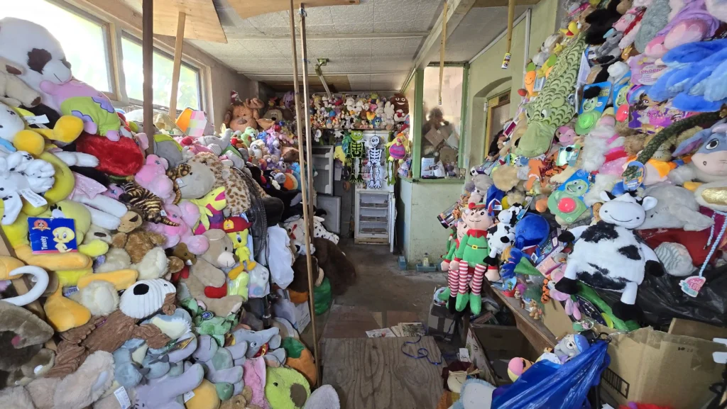 Urban explorer finds abandoned house in Liverpool filled with £100,000 worth of toys, sparking viral attention. Over 10,000 stuffed animals crammed inside the mysterious home.