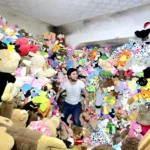 Urban explorer finds abandoned house in Liverpool filled with £100,000 worth of toys, sparking viral attention. Over 10,000 stuffed animals crammed inside the mysterious home.