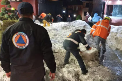 Massive hailstorm blankets Mexico City in icy white, shocking residents with wintry scenes after a hot summer, prompting floods and emergency alerts across the capital.