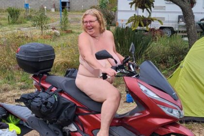 After separating from her husband of 40 years, a mum turned to naturism to boost her self-esteem, embracing body positivity through nude campsites, swimming, and performances.