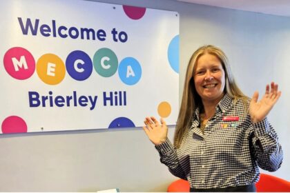 Kelly Horton, a 17-year bingo caller at Brierley Hill, wins Mecca Bingo Caller of the Year 2024 with her expert calling, rapport, and unique line dancing performance!