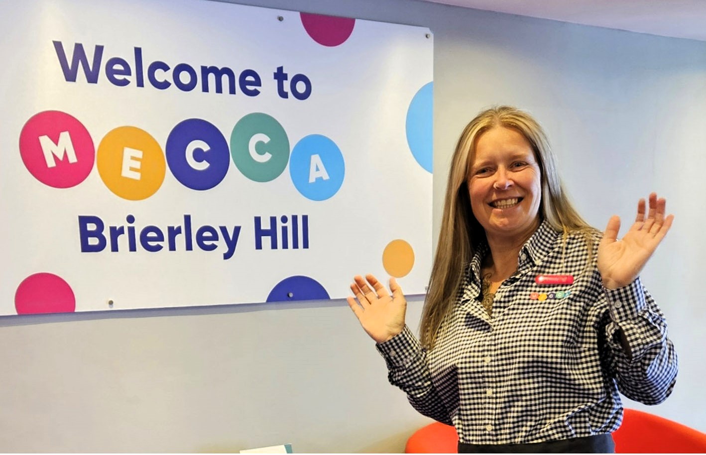 Kelly Horton, a 17-year bingo caller at Brierley Hill, wins Mecca Bingo Caller of the Year 2024 with her expert calling, rapport, and unique line dancing performance!