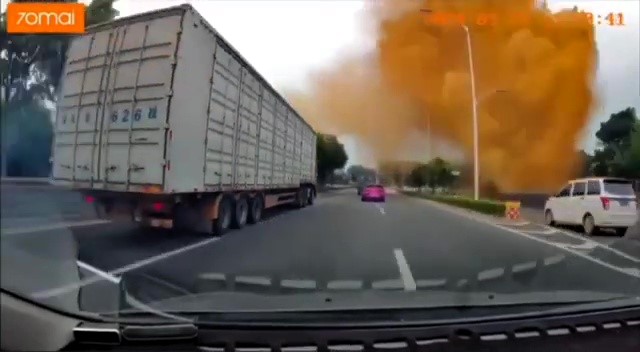 A sewage pipe explosion near a motorway in Nanning, China, drenched cars and pedestrians in waste. The powerful blast caused a massive clean-up operation, leaving many shocked.