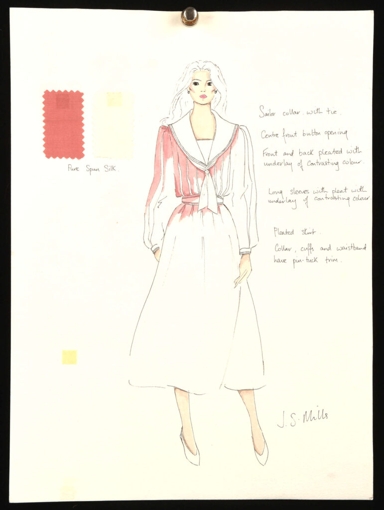 Princess Diana's 1985 dress designs by Jacqueline Mills, including letters and sketches, sell for over £20,000 at auction, far exceeding expectations. A royal fashion legacy!