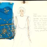 Princess Diana's 1985 dress designs by Jacqueline Mills, including letters and sketches, sell for over £20,000 at auction, far exceeding expectations. A royal fashion legacy!