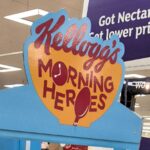 A Kellogg's cereal display at Sainsbury's sparked laughs after shoppers misread "Morning Heroes" as "Morning Herpes" due to a spoon-shaped 'O', causing a social media stir.