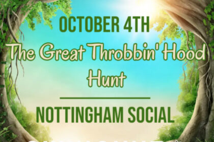 Swingers to join a Robin Hood-themed treasure hunt in Nottingham, followed by a steamy celebration at Purple Mamba Club. Tickets start at £5 for the October 5th event.