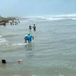 Tourists fled in panic as a mini tsunami hit Playa Miramar in Mexico, caused by Hurricane Francine's storm surge, with powerful waves and flooding seen in shocking footage.