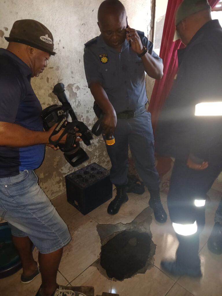 A secret tunnel to a platinum mine was found in a family's bedroom in Rustenburg, South Africa, leading to arrests for illegal mining and tampering with infrastructure.