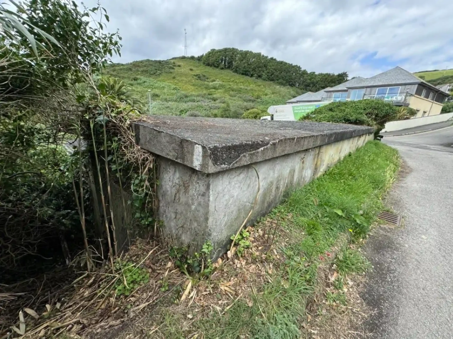 WWII bomb shelter with stunning sea views in Cornwall for sale at just £25,000. Perfect for a workshop or storage, this unique property offers coastal charm and history.