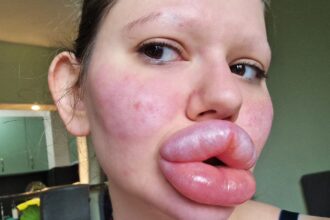 Andrea Ivanova, known for her extreme look, ditches lip filler for an umbilical cord cell procedure, claiming it makes her look 10 years younger.