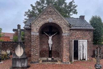 British explorer Chloe Urbex uncovers a spooky, abandoned morgue in Belgium, complete with a Victorian-era hearse and autopsy table, thrilling fans with her eerie find.