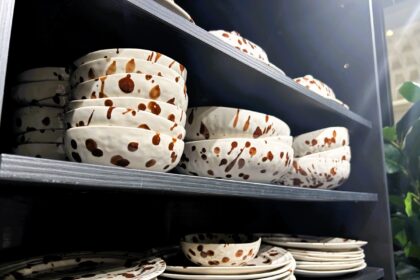 H&M's new Speckled-Glaze crockery range, featuring a brown speckled pattern, has been ridiculed by shoppers for resembling poo. Despite the jokes, some find the design cute.