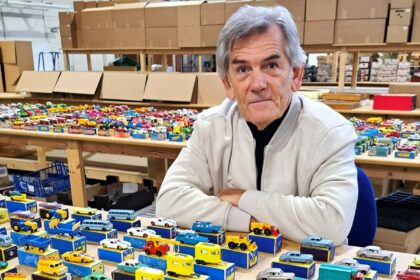 A 50-year-old Matchbox toy collection, featuring 450 cars and rare box artwork, is up for sale for £21,000. Collector Terry Kneeshaw is parting with it to pursue new projects.