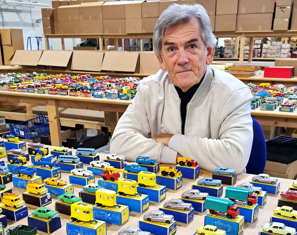 A 50-year-old Matchbox toy collection, featuring 450 cars and rare box artwork, is up for sale for £21,000. Collector Terry Kneeshaw is parting with it to pursue new projects.