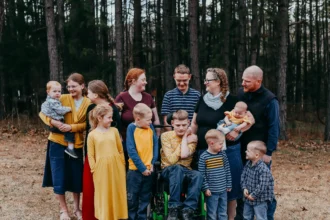 Lisa Tanner, a mum of 11 with another on the way, shares the realities of her busy life, from homeschooling to managing £1,200 grocery bills and daily chores with love and joy.