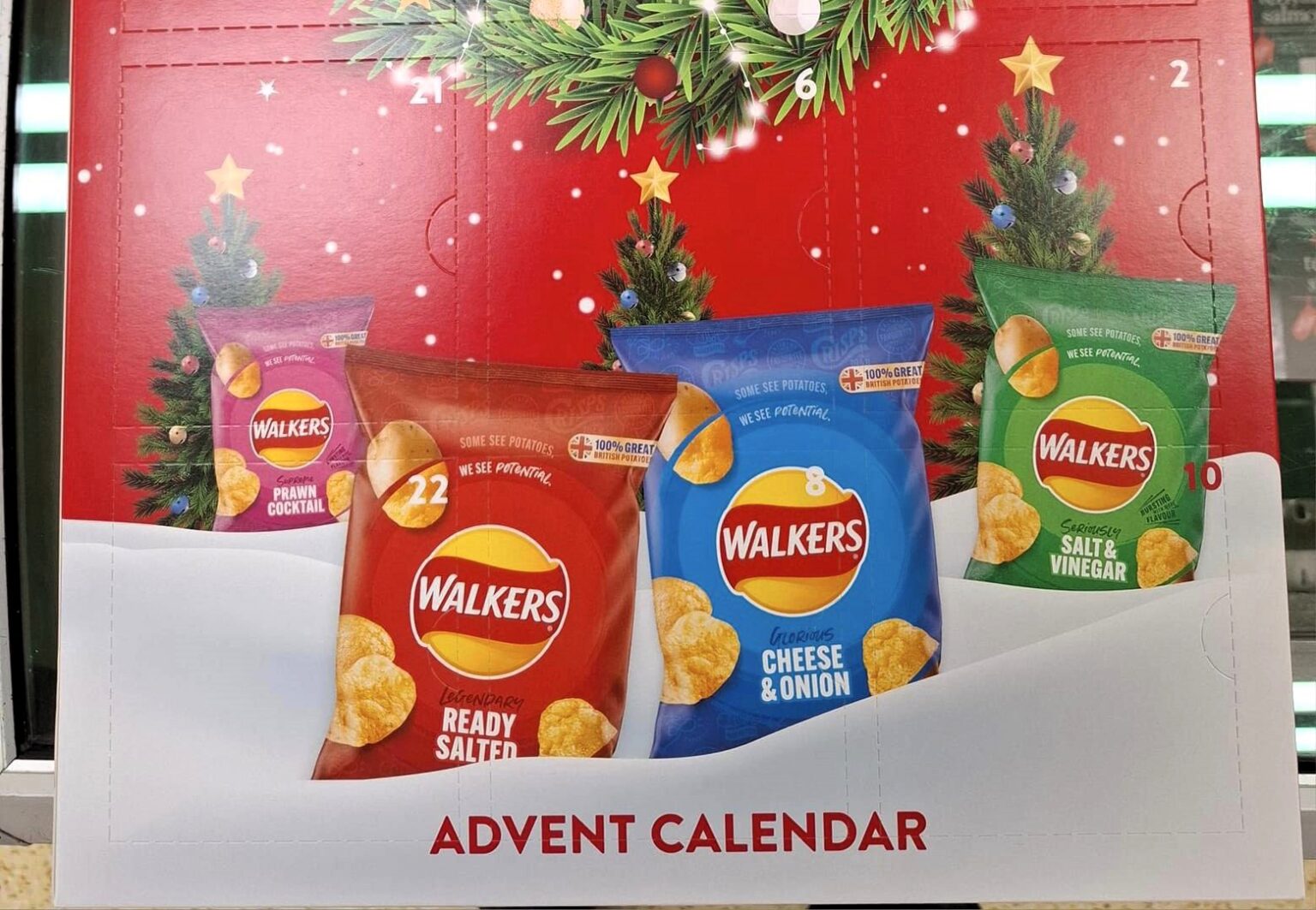 Walkers' new £10 crisp advent calendar sparks debate online, with shoppers split over its quirky appeal versus steep price for just 24 snack bags.