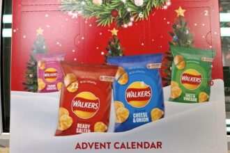 Walkers' new £10 crisp advent calendar sparks debate online, with shoppers split over its quirky appeal versus steep price for just 24 snack bags.