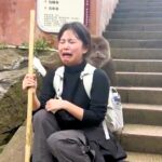 A tourist sobbed in fear as a cheeky monkey raided her backpack at Mount Emei, China. The viral video shows the primate rummaging through her belongings, leaving viewers amused.