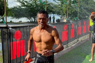 61-year-old Tajudin Mustaffa goes viral after completing an Iron Man challenge, inspiring millions with his determination and proving it's never too late to achieve your goals!