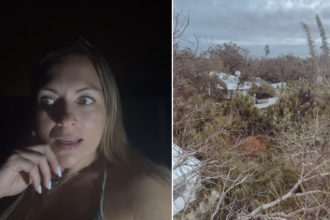 Paula Pavic, wife of ex-tennis star Marcelo Ríos, shared the aftermath of Hurricane Milton on her hurricane-proof home, revealing garden damage and power outages after refusing to evacuate.