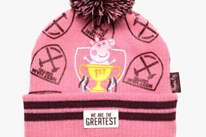 West Ham fans are laughing after the club released a Peppa Pig merchandise range, featuring scarves, hats, and gloves in claret and pink, leaving some supporters surprised.