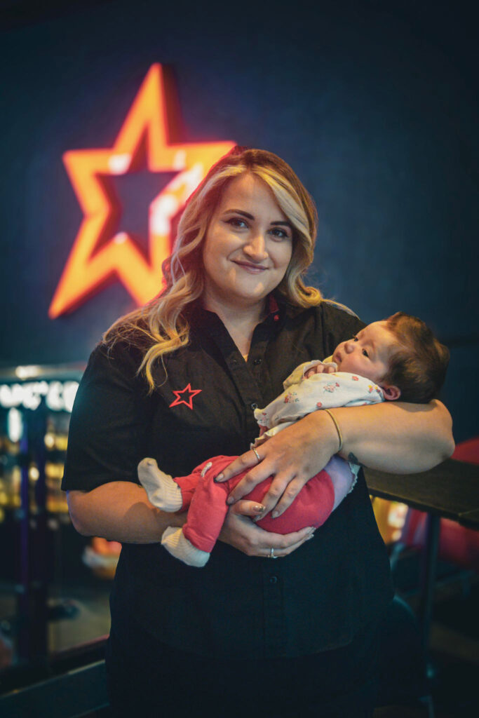 Baby born in Cineworld given lifetime free movies as a special gift. Cinema staff help with the delivery, celebrating with unlimited tickets for the whole family.