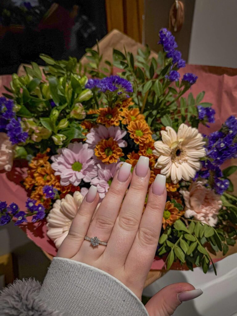 A couple's romantic night turned dramatic during Storm Bert as their car flooded. Stranded on the roof, Davie proposed to Ashley, making it a truly unforgettable moment!