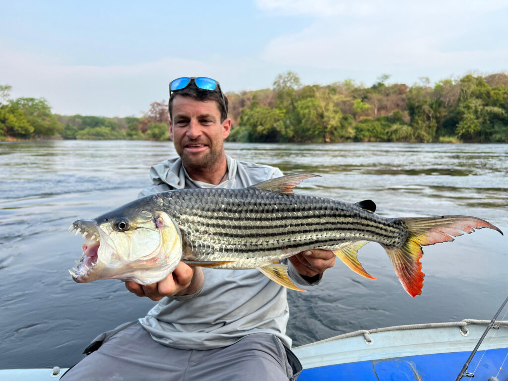 British fisherman David Watmough shares thrilling tales of catching river monsters worldwide, from Goliath Tiger Fish to 220lb catfish, facing extreme risks along the way.