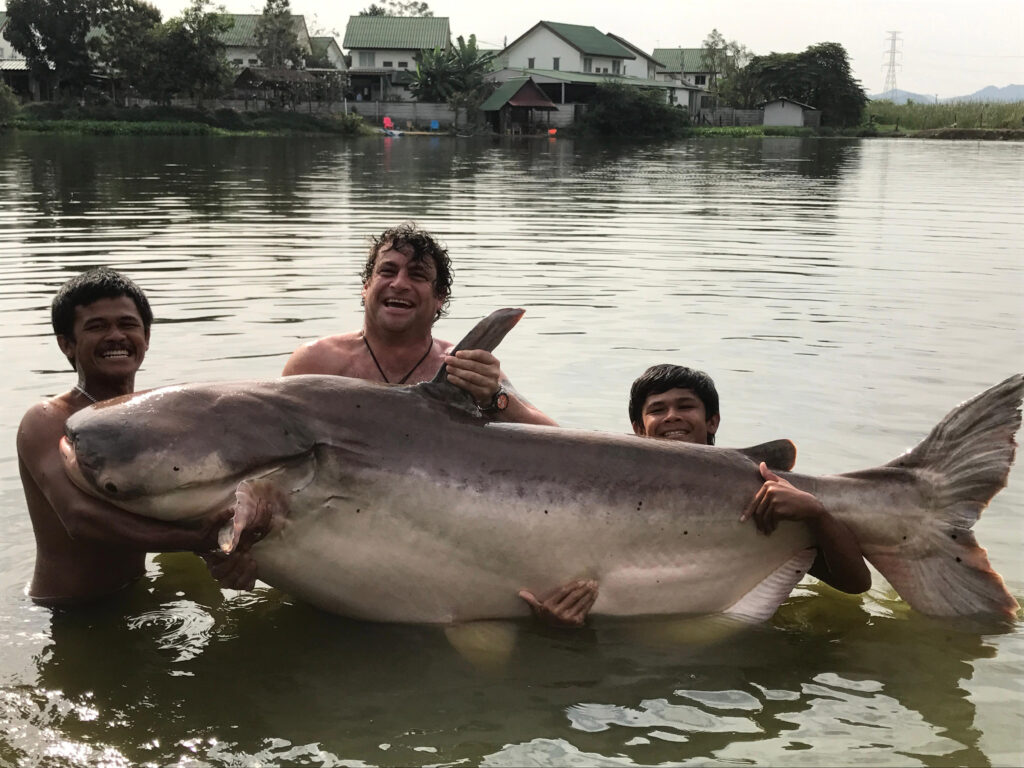 British fisherman David Watmough shares thrilling tales of catching river monsters worldwide, from Goliath Tiger Fish to 220lb catfish, facing extreme risks along the way.