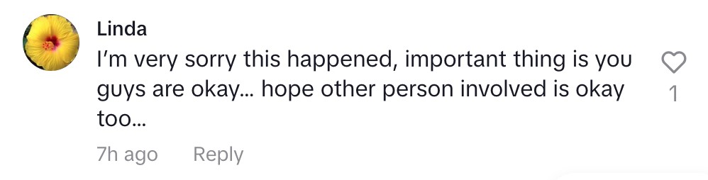 Social media comment on the post of A man was left in shock after a car smashed through his Arkansas home, destroying the porch and causing up to $50,000 in damage. His family was inside but unharmed.