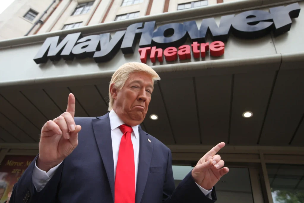 Meet Mike Osman, the UK's top Trump impersonator, now swamped with job offers after Trump's election comeback. Discover the man behind the orange glow and signature voice!