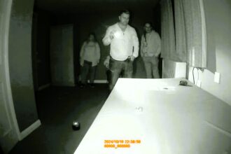 Paranormal investigators stunned as a cat toy mysteriously moves at a haunted care home, capturing eerie voices and unexplained activity during the spine-chilling night.