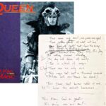 Handwritten lyrics for Queen’s ‘Who Wants to Live Forever’ and ‘A Kind of Magic’, penned by Freddie Mercury, set to fetch £150,000 at auction. A rare glimpse into Queen's legacy.