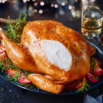 UK Christmas turkeys soar in price, with premium butcher offering a £275 herb-fed bird. High-end supermarkets follow suit, marking a pricey festive season amid inflation.