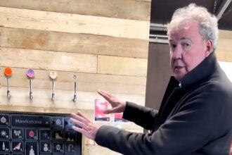 Jeremy Clarkson's booze brand Hawkstone releases first advent calendar for £85. Includes 25 bottles of beer, cider, and merch. Fans react to the premium festive price.