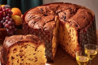 Fortnum & Mason’s 22lb luxury panettone, priced at £495, is a festive showstopper made with Australian raisins, candied oranges, and Madagascar vanilla, free from preservatives.