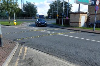 Shoppers at Reading Gate Retail Park warned to brace for bumpy rides; new speed bumps spark discomfort and humor, with some even advising women to wear a bra!