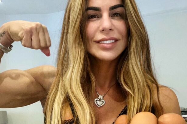 Fitness influencer and 55-year-old gran Andréa Sunshine eats 5,400 eggs a year to stay ripped, even bringing them on dates, spending £2,700 annually on her protein-packed routine.