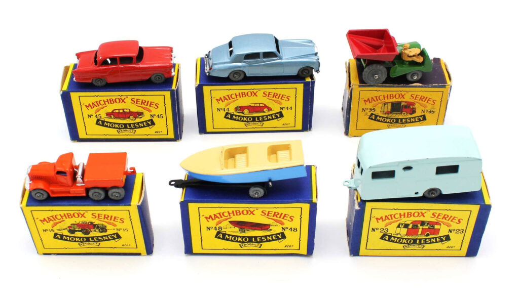 Rare 1958 Matchbox Vauxhall Victor toy truck sells for £3,380 at auction, smashing its £60 estimate; one of fewer than ten surviving due to a design flaw.