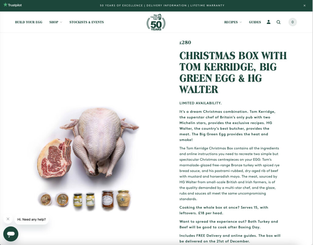 Tom Kerridge's festive BBQ box now costs £280, designed for luxury Big Green Egg BBQs. Critics call it pricey, while fans praise the premium cook-at-home holiday meal.